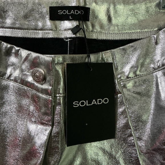 Silver‎ Metallic Pants - Picture 3 of 9